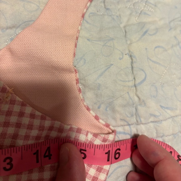 Handmade Pink Gingham Corset Top - Picture 4 of 5